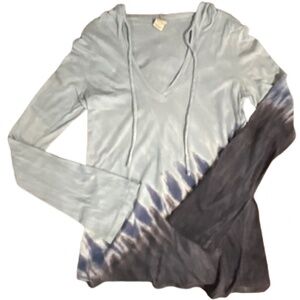 Balance Collection  Blue Gradient-like Designer Hoodie Sz XL